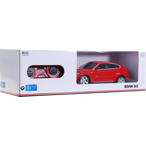 Samochód zdalnie sterowany BMW X6 czerwony 1:24 RASTAR