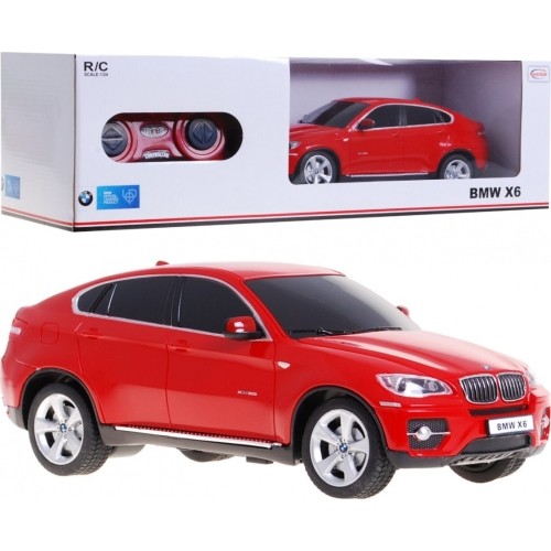 Samochód zdalnie sterowany BMW X6 czerwony 1:24 RASTAR