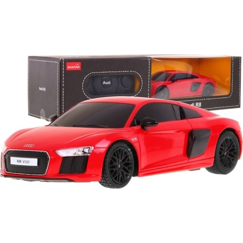 Zdalnie sterowany samochodzik Audi R8 czerwony 1:24 RASTAR