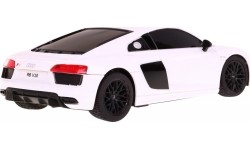 Samochód zdalnie sterowany Audi R8, biały 1:24 RASTAR