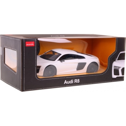 Samochód zdalnie sterowany Audi R8, biały 1:24 RASTAR
