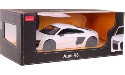 Samochód zdalnie sterowany Audi R8, biały 1:24 RASTAR