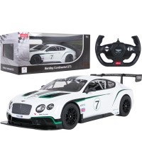 R/C Car 1:14 Bentley Continental GT3 White RASTAR