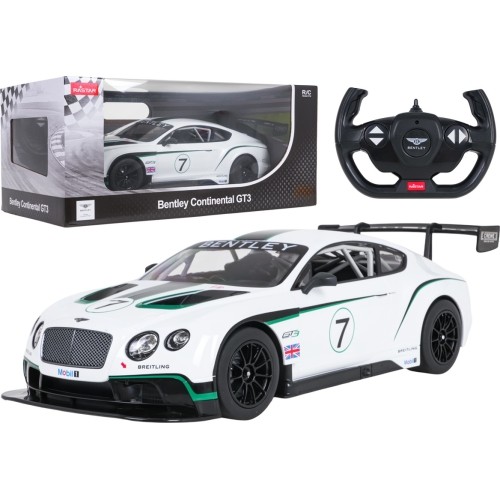 R/C Car 1:14 Bentley Continental GT3 White RASTAR