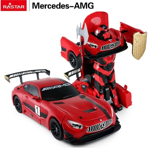 Car/Robot 2in1 R/C 1:14 Mercedes-AMG GT3 Red RASTAR