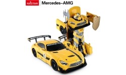 Car/Robot 2in1 R/C 1:14 Mercedes-AMG GT3 Yellow RASTAR