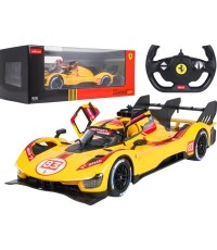 R/C car 1:14 Ferrari 499P Yellow RASTAR