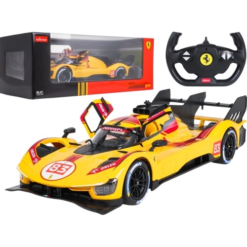 R/C car 1:14 Ferrari 499P Yellow RASTAR