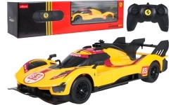 Samochód zdalnie sterowany 1:24 Ferrari 499P-N83 żółty RASTAR