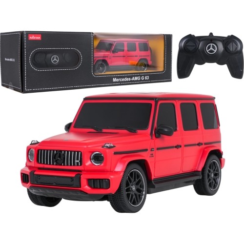 Samochód zdalnie sterowany 1:24 Mercedes AMG G63, czerwony, RASTAR