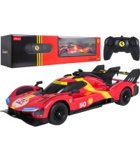 Samochód zdalnie sterowany 1:24 Ferrari 499P, czerwony, RASTAR
