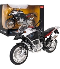 Metalowy motocykl BMW R1200GS 1:9 RASTAR, biały