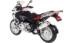 Metalowy motocykl BMW R1200GS 1:9 RASTAR, biały