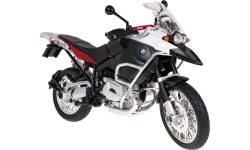 Metalowy motocykl BMW R1200GS 1:9 RASTAR, biały