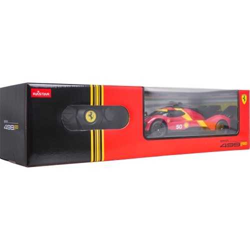 Samochód zdalnie sterowany 1:24 Ferrari 499P, czerwony, RASTAR