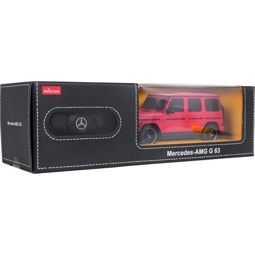Samochód zdalnie sterowany 1:24 Mercedes AMG G63, czerwony, RASTAR
