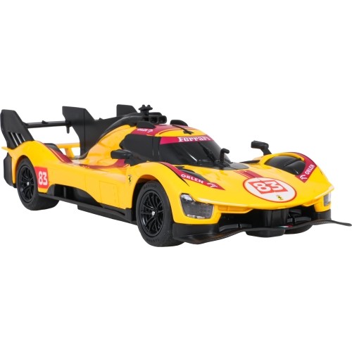 Samochód zdalnie sterowany 1:24 Ferrari 499P-N83 żółty RASTAR