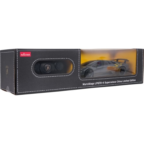 Samochód zdalnie sterowany 1:24 Lamborghini Murcielago LP670-4 Superveloce, szary, RASTAR