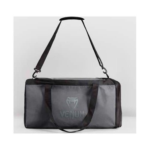 Torba sportowa Venum Essential (61 l) – szaro-czarna