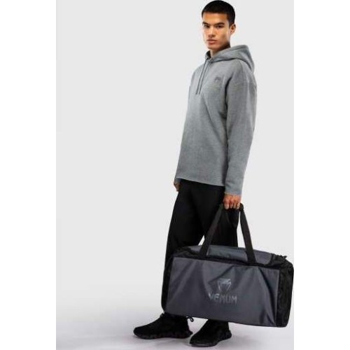 Torba sportowa Venum Essential (61 l) – szaro-czarna