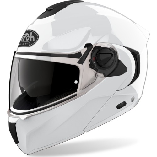 Kask motocyklowy szczękowy AIROH SPECKTRE Color P/J błyszczący biały