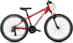 Dviratis Romet Rambler R6.1 2024 czerwono-biało-szary