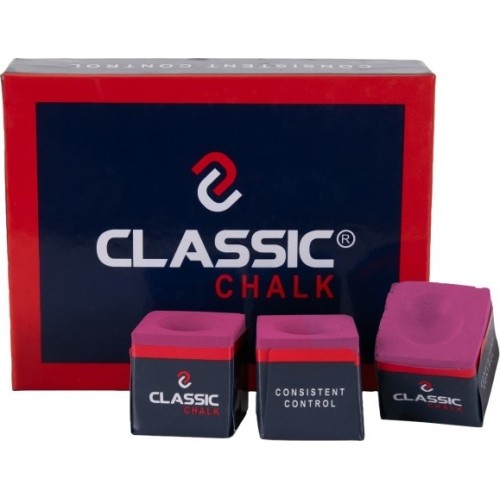 Kreda do kija bilardowego Classic, czerwona, 12 szt.