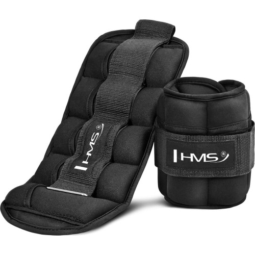 Regulowane obciążniki na kostki i nadgarstki ONK HMS - 1 kg - ONK ADJUSTABLE ANKLE AND WRIST WEIGHTS HMS