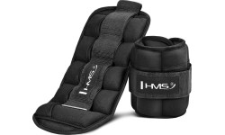 Regulowane obciążniki na kostki i nadgarstki ONK HMS - 1 kg - ONK ADJUSTABLE ANKLE AND WRIST WEIGHTS HMS