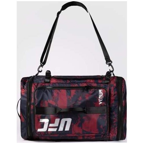 Torba sportowa UFC Zenith by Venum Fight Week, granatowo-bordowo-srebrna