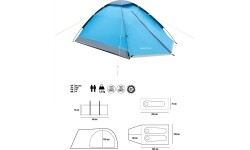 Namiot kempingowy NC6033 Blue Nightfall NILS CAMP