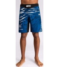 Męskie spodenki do walki UFC Fusion by Venum Authentic Fight Night - Long Fit - Niebieskie