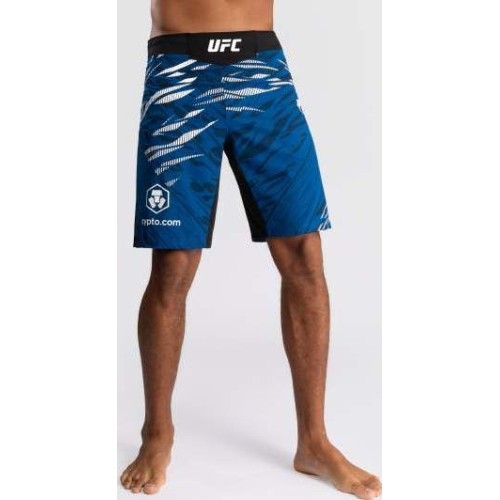 Męskie spodenki do walki UFC Fusion by Venum Authentic Fight Night - Long Fit - Niebieskie
