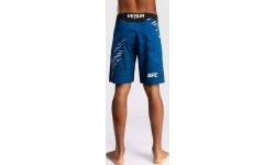 Męskie spodenki do walki UFC Fusion by Venum Authentic Fight Night - Long Fit - Niebieskie