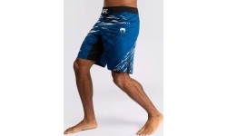 Męskie spodenki do walki UFC Fusion by Venum Authentic Fight Night - Long Fit - Niebieskie