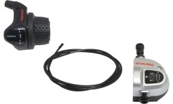 Pavarų rankenėlė Shimano Nexus 3S41 RevoShift su 1700mm trosu