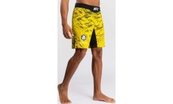 Męskie spodenki do walki UFC Fusion by Venum Authentic Fight Night - długie - żółte