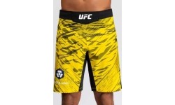 Męskie spodenki do walki UFC Fusion by Venum Authentic Fight Night - długie - żółte