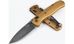 Benchmade 535BK-07 BUGOUT, aluminium, wypalany mosiądz