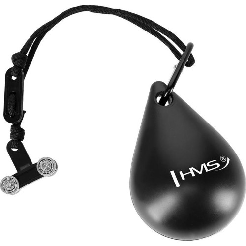 Zestaw hula hop HHW11, czarny, z obciążeniem i pasem na talię BR163 Plus Size HMS