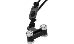 Zestaw hula hop HHW11, czarny, z obciążeniem i pasem na talię BR163 Plus Size HMS