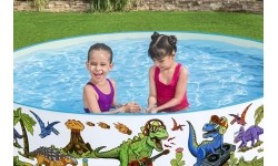 Basen dziecięcy Bestway Dinosaurs Expansion 3+, 244x46 cm