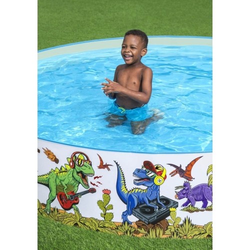 Basen dziecięcy Bestway Dinosaurs Expansion 3+, 244x46 cm
