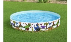Basen dziecięcy Bestway Dinosaurs Expansion 3+, 244x46 cm