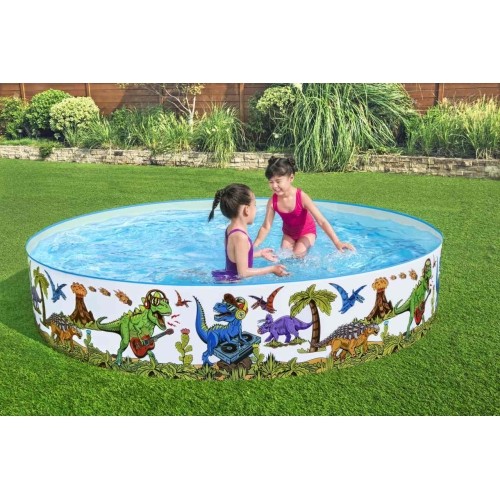 Basen dziecięcy Bestway Dinosaurs Expansion 3+, 244x46 cm