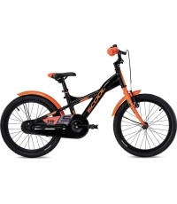 Bicycle S'COOL XXlite 18" 1-speed coaster-brake Aluminium black-orange