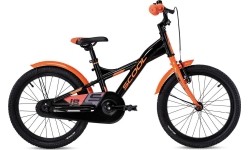 Bicycle S'COOL XXlite 18" 1-speed coaster-brake Aluminium black-orange