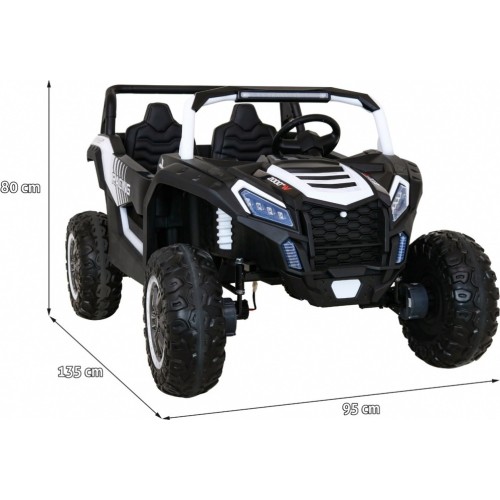 Pojazd Buggy ATV Racing 4x4 Biały