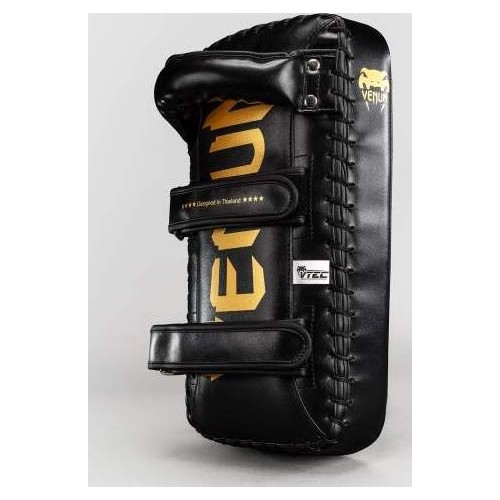 Venum Giant Kick Pads - Black/Gold (Pair)