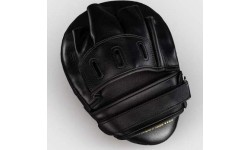 Venum Light Focus Mitts - Black/Gold (Pair)